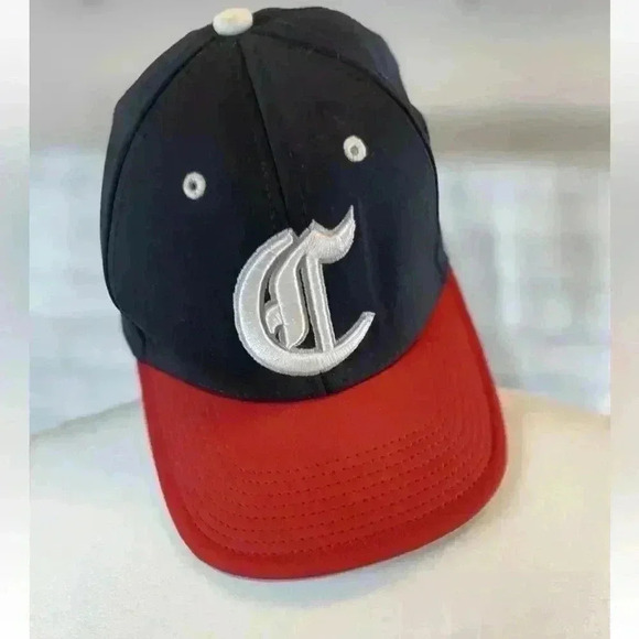 THE GAME PRO STYLE Cincinnati Reds GAMETEK A FLEX  FITTED HAT CAP SIZE M Conrad - Picture 3 of 10